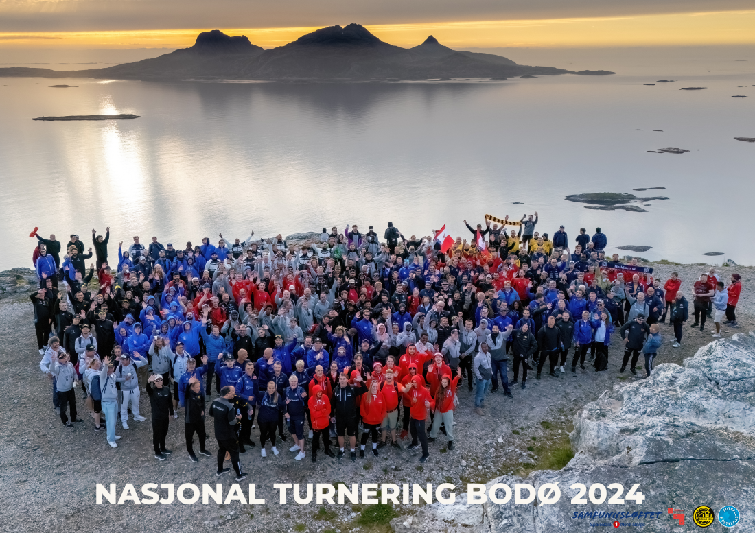 Alle lagene samlet på Keiservarden.